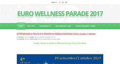 Desktop Screenshot of eurowellnessparade.com